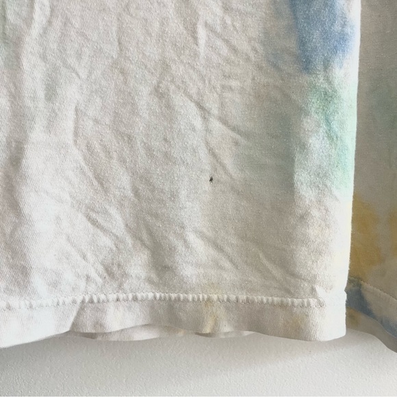 Nirvana In Utero Band Tee TShirt Tie Dye Blue Yellow Green Faded Men’s XL Grail - Picture 4 of 7